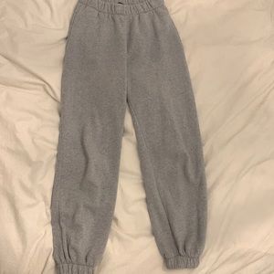 Grey sweatpants